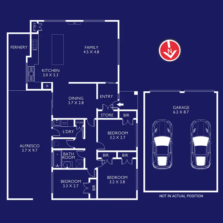 Floorplan of Homely house listing, 92 Goldsworthy Road, Corio VIC 3214