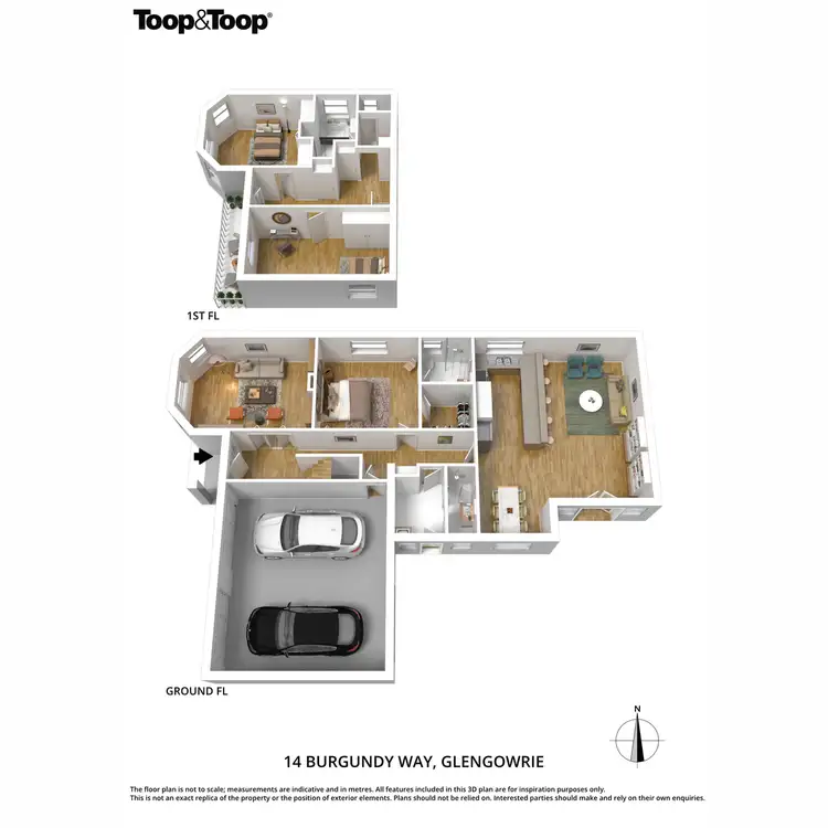Floorplan of Homely house listing, 14 Burgundy Way, Glengowrie SA 5044