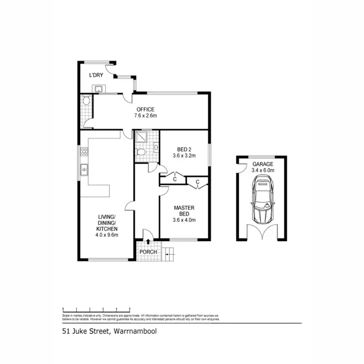 Floorplan of Homely house listing, 51 Jukes Street, Warrnambool VIC 3280