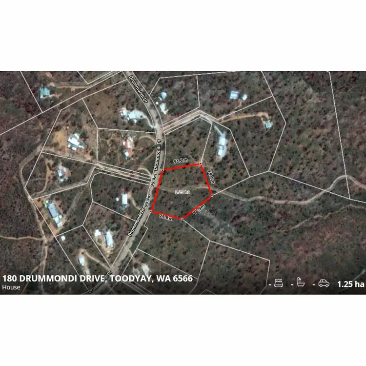 Floorplan of Homely land listing, 180 Drummondi Drive, Toodyay WA 6566