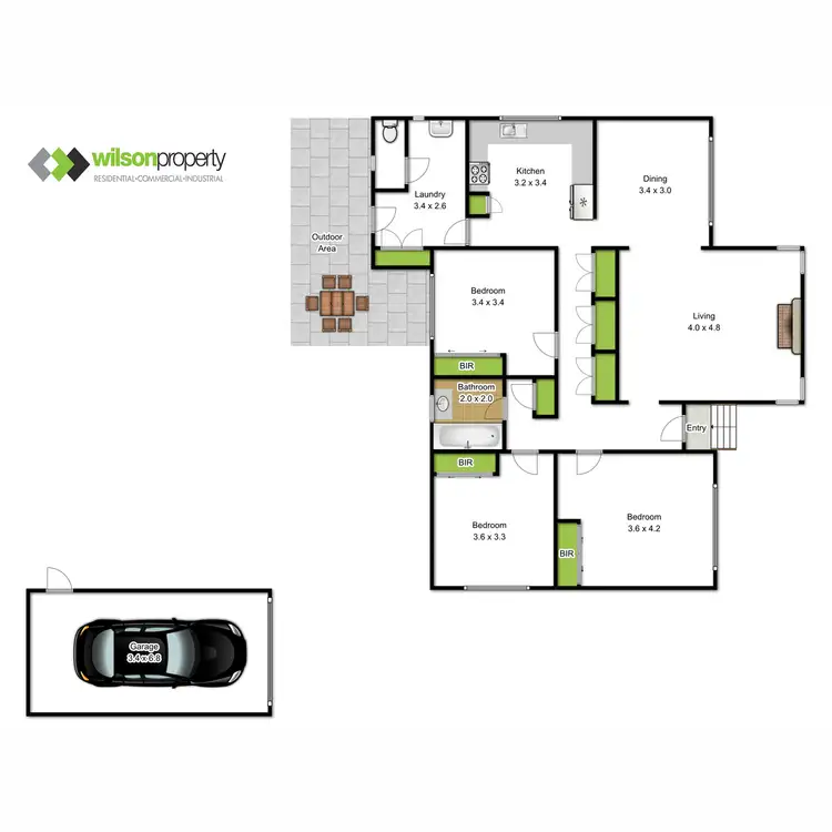 Floorplan of Homely house listing, 23 Bank Street, Traralgon VIC 3844