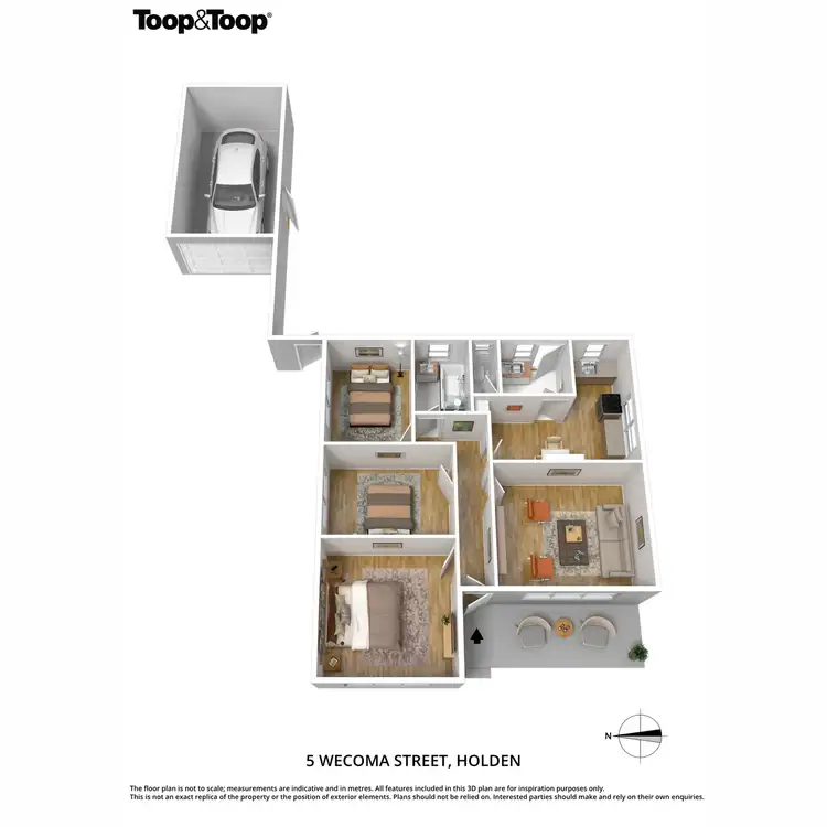 Floorplan of Homely house listing, 5 Wecoma Street, Holden Hill SA 5088