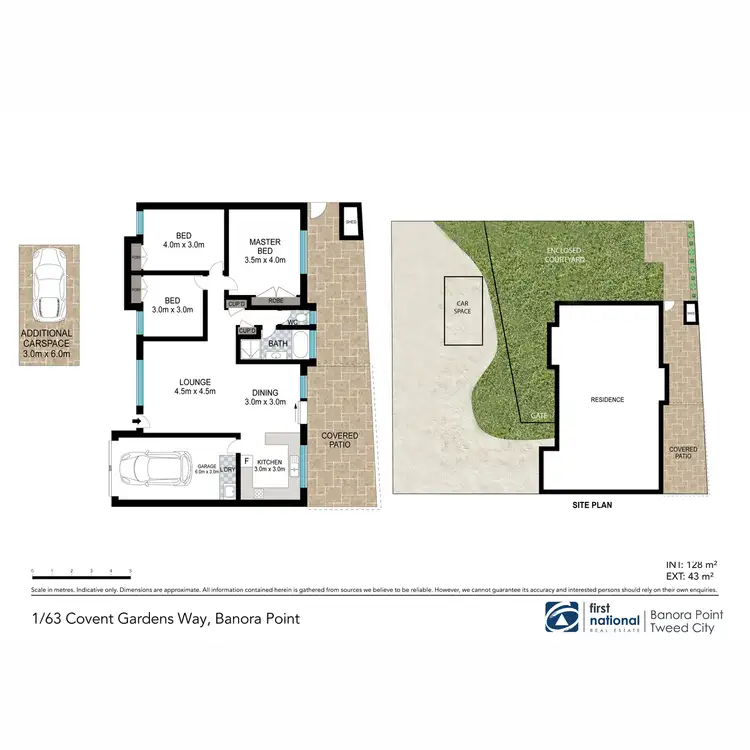 Floorplan of Homely semi-detached listing, 1/63 Covent Gardens Way, Banora Point NSW 2486
