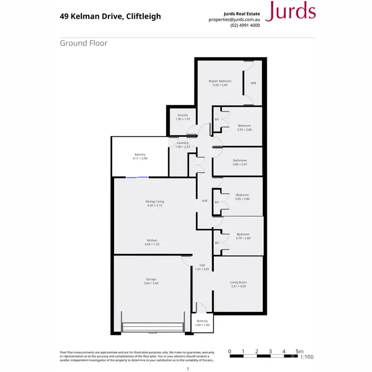 Floorplan of Homely house listing, 49 Kelman Drive, Cliftleigh NSW 2321