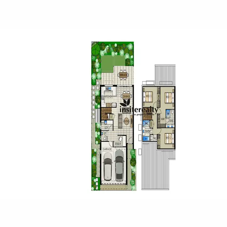 Floorplan of Homely townhouse listing, 28/17 Greensboro Place, Little Mountain QLD 4551