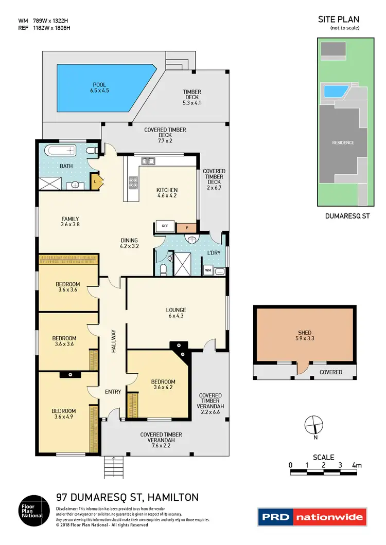 Floorplan of Homely house listing, 97 Dumaresq Street, Hamilton NSW 2303
