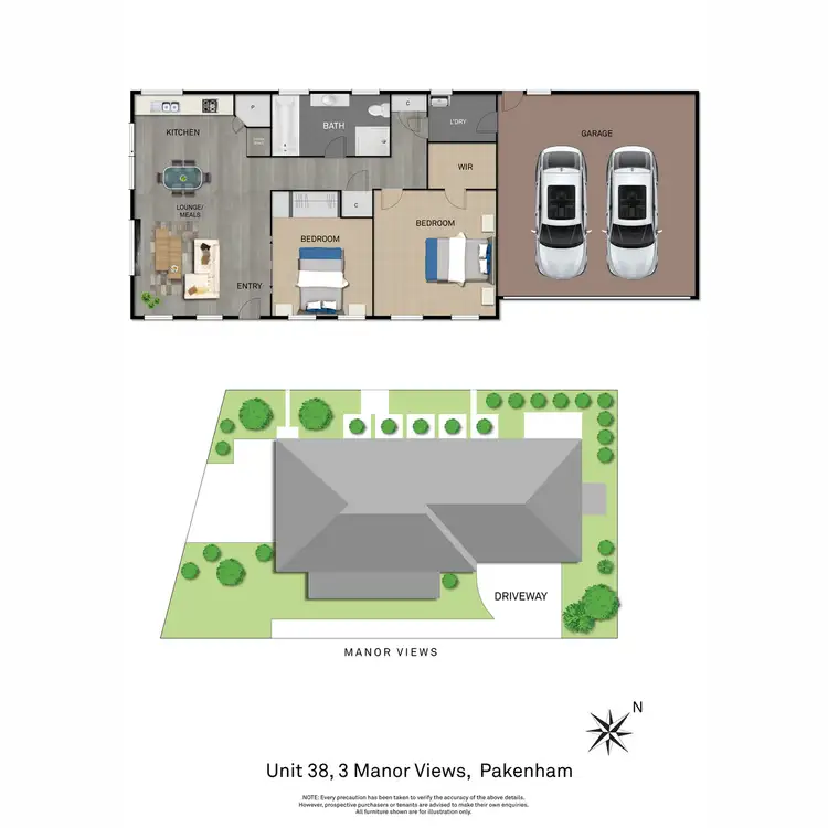 Floorplan of Homely unit listing, 38/3 Manor View, Pakenham VIC 3810