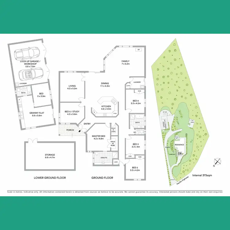 Floorplan of Homely rural property listing, 8 Pacific Highway, Calga NSW 2250