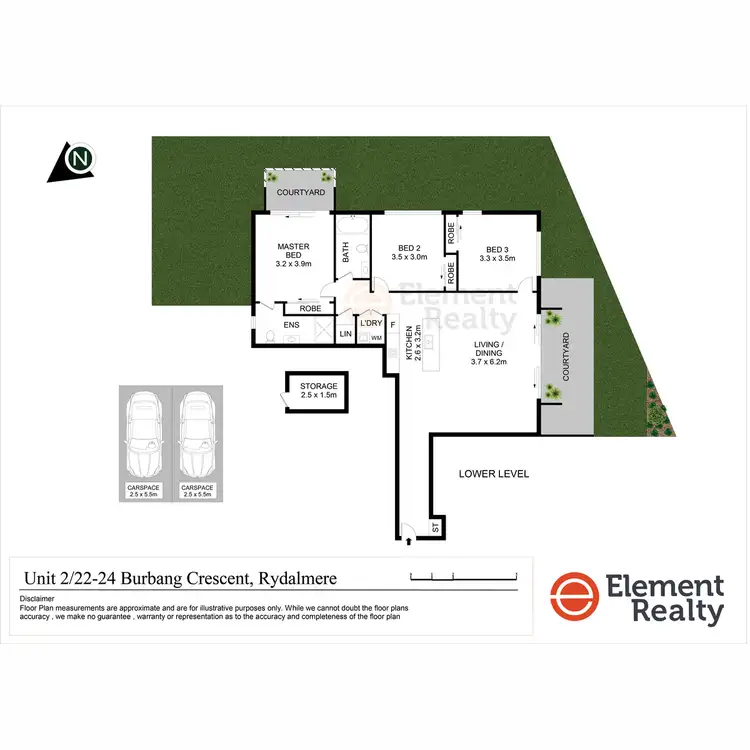Floorplan of Homely apartment listing, 2/22-24 Burbang Crescent, Rydalmere NSW 2116