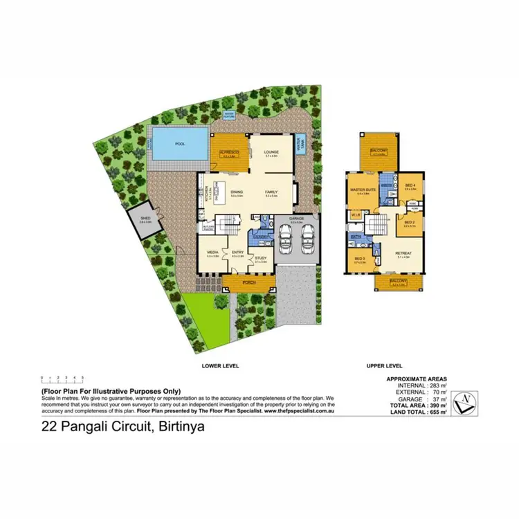 Floorplan of Homely house listing, 22 Pangali Circuit, Birtinya QLD 4575