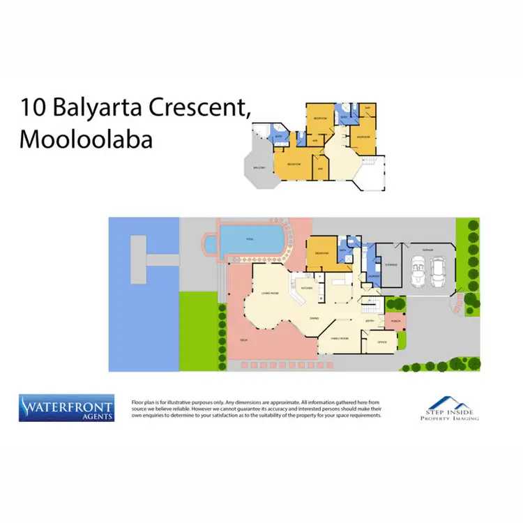 Floorplan of Homely house listing, 10 Balyarta Crescent, Mooloolaba QLD 4557