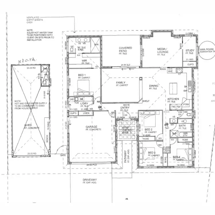 Floorplan of Homely house listing, 30 Breeze Drive, Bargara QLD 4670