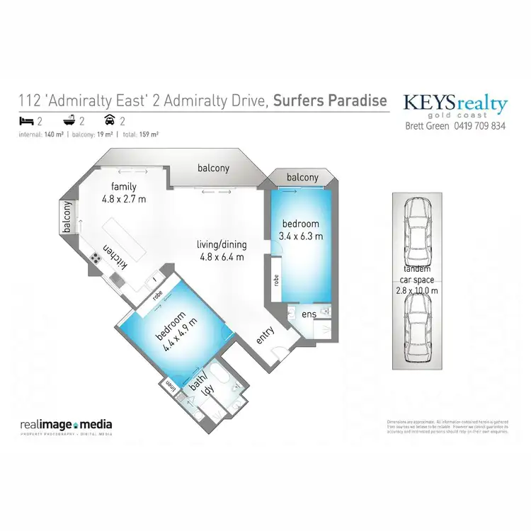 Floorplan of Homely apartment listing, 112/2 Admiralty Drive, Paradise Waters QLD 4217