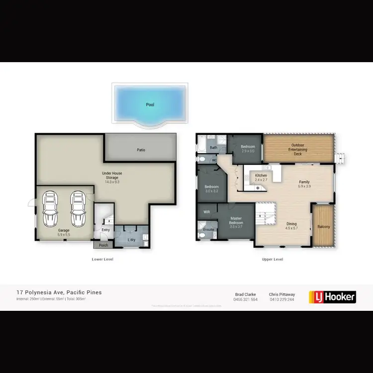 Floorplan of Homely house listing, 17 Polynesia Avenue, Pacific Pines QLD 4211