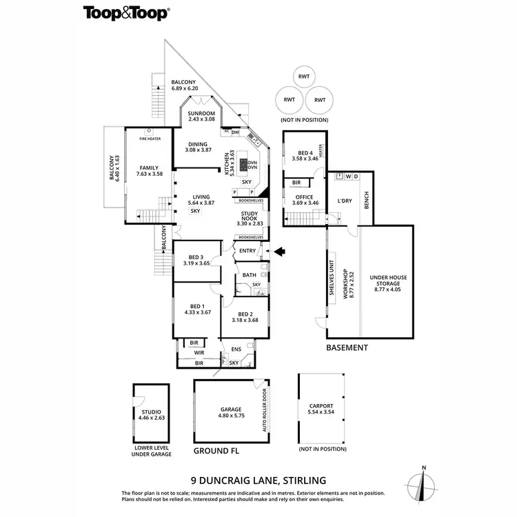 Floorplan of Homely house listing, 9 Duncraig Lane, Stirling SA 5152