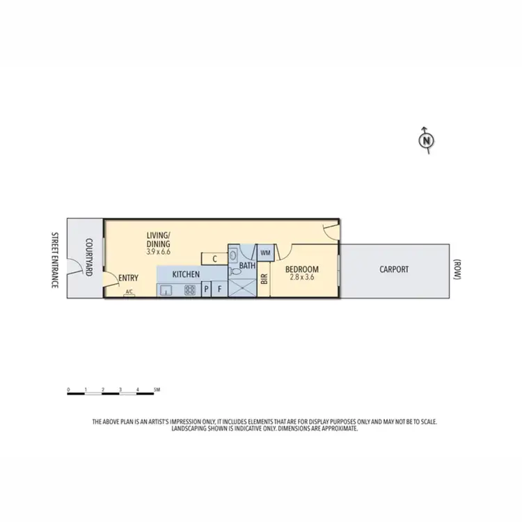 Floorplan of Homely apartment listing, 5003/185 Weston Street, Brunswick East VIC 3057