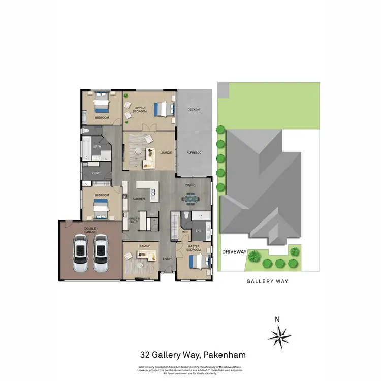 Floorplan of Homely house listing, 32 Gallery Way, Pakenham VIC 3810