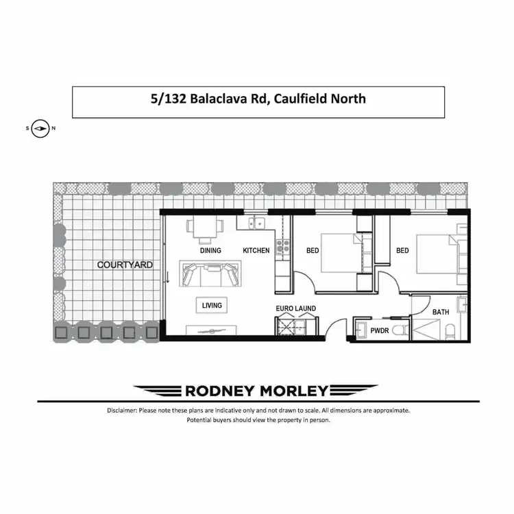 Floorplan of Homely unit listing, 5/132 Balaclava Road, Caulfield North VIC 3161