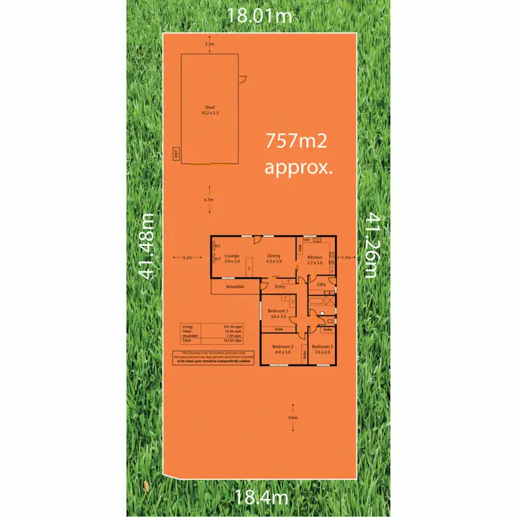 Floorplan of Homely house listing, 4 Waterman Avenue, Vale Park SA 5081
