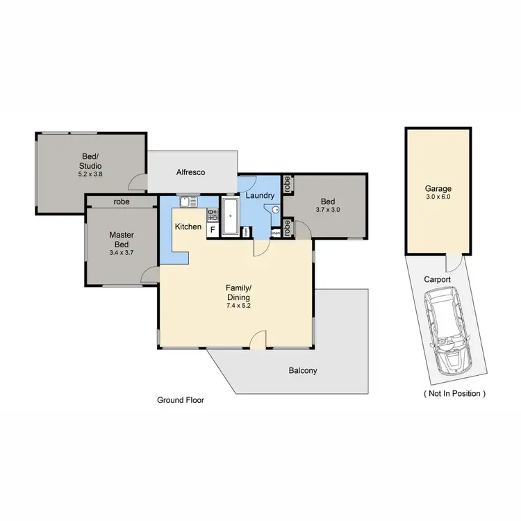 Floorplan of Homely house listing, 2 Outlook Road, Mccrae VIC 3938
