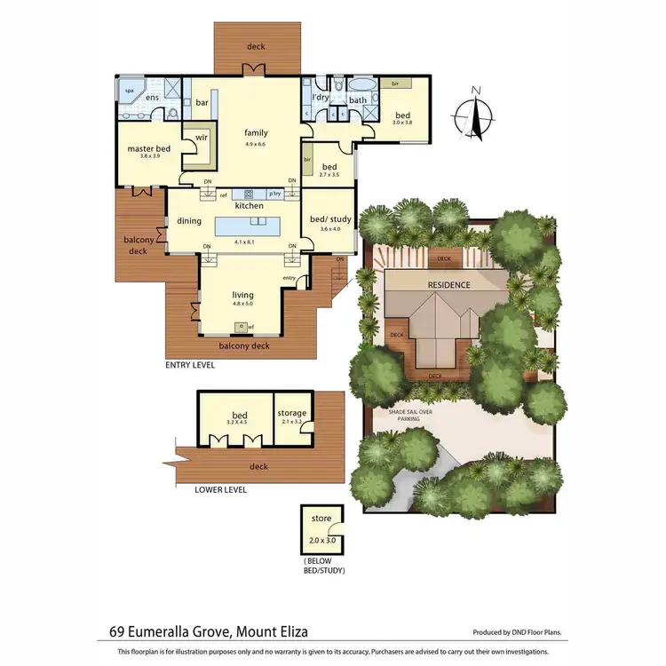 Floorplan of Homely house listing, 69 Eumeralla Grove, Mount Eliza VIC 3930