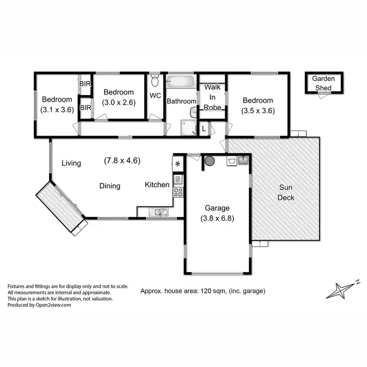 Floorplan of Homely house listing, 4 Threxton Way, Howrah TAS 7018