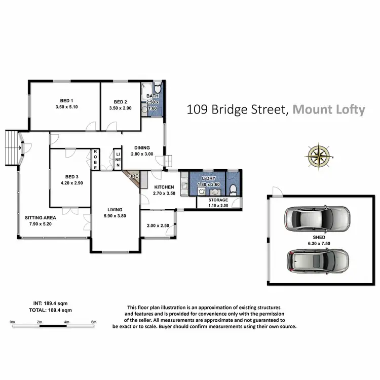 Floorplan of Homely house listing, 109 Bridge Street, Mount Lofty QLD 4350