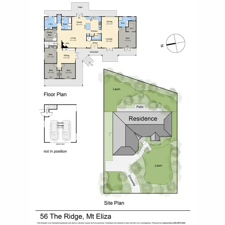 Floorplan of Homely house listing, 56 The Ridge, Mount Eliza VIC 3930