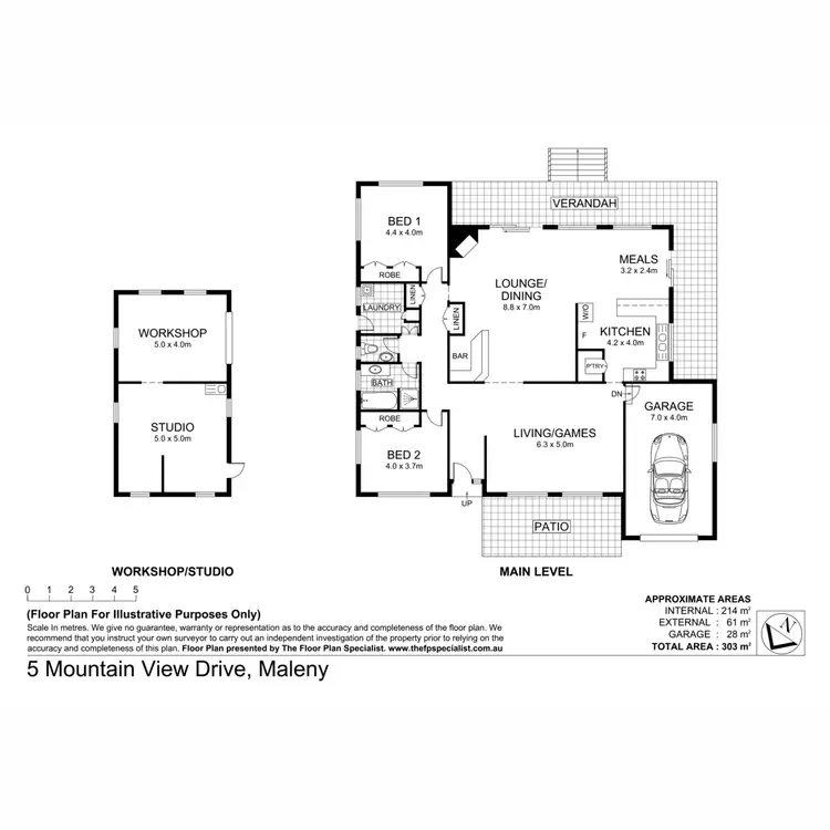 Floorplan of Homely house listing, 5 Mountain View Road, Bald Knob QLD 4552