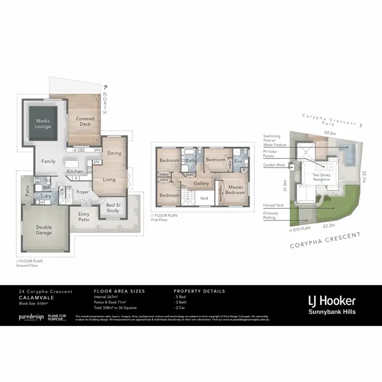 Floorplan of Homely house listing, 24 Corypha Crescent, Calamvale QLD 4116