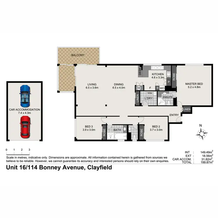 Floorplan of Homely unit listing, 16/114 Bonney Avenue, Clayfield QLD 4011