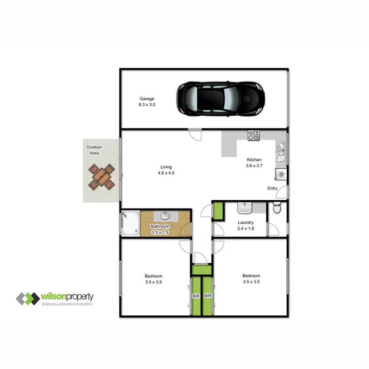 Floorplan of Homely unit listing, 3/39 Park Lane, Traralgon VIC 3844