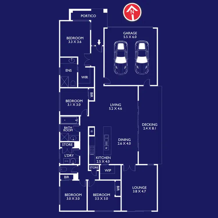 Floorplan of Homely house listing, 31 Newfields Drive, Drysdale VIC 3222