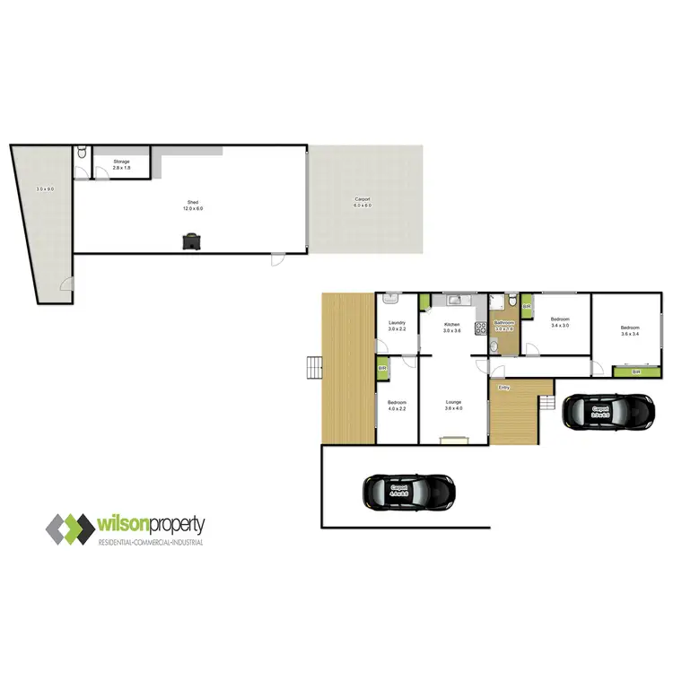 Floorplan of Homely house listing, 4 Williams Court, Traralgon VIC 3844