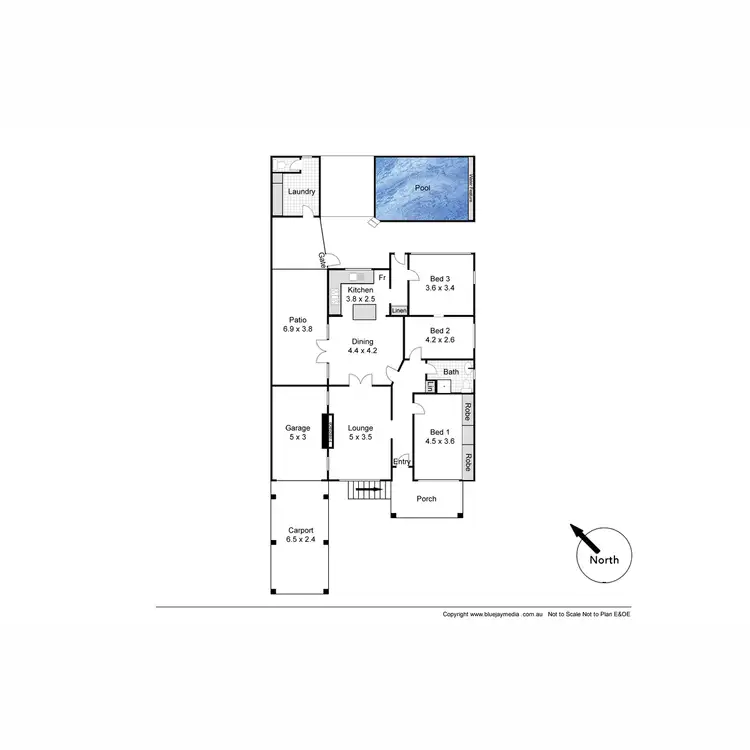 Floorplan of Homely house listing, 186 Douglas Avenue, Kensington WA 6151