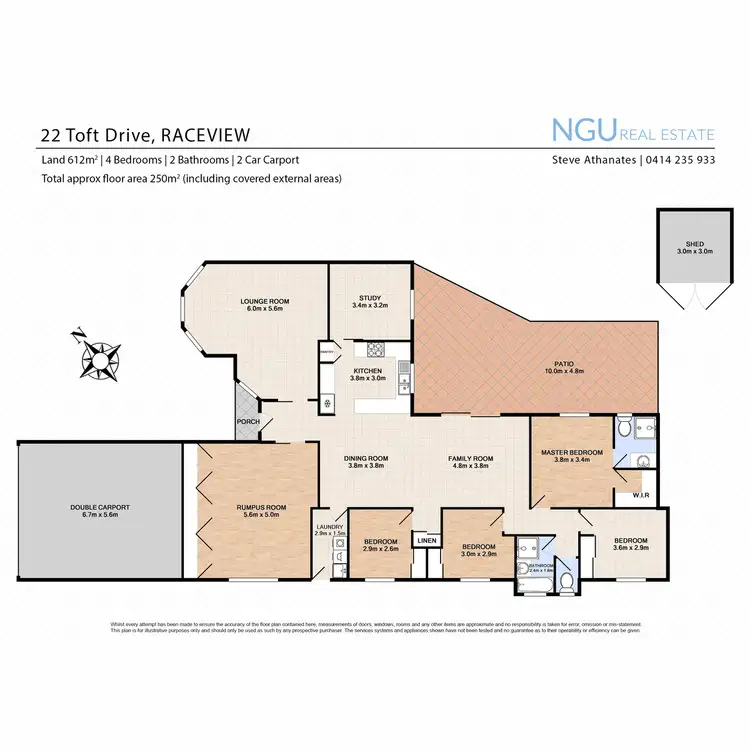 Floorplan of Homely house listing, 22 Toft Drive, Raceview QLD 4305