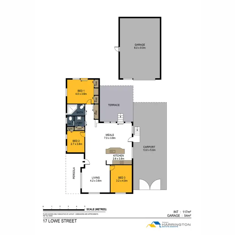 Floorplan of Homely house listing, 17 Lowe Street, Kangaroo Flat VIC 3555