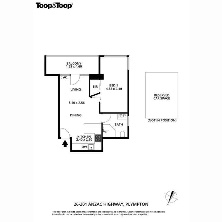 Floorplan of Homely apartment listing, 26/197-201 Anzac Highway, Plympton SA 5038