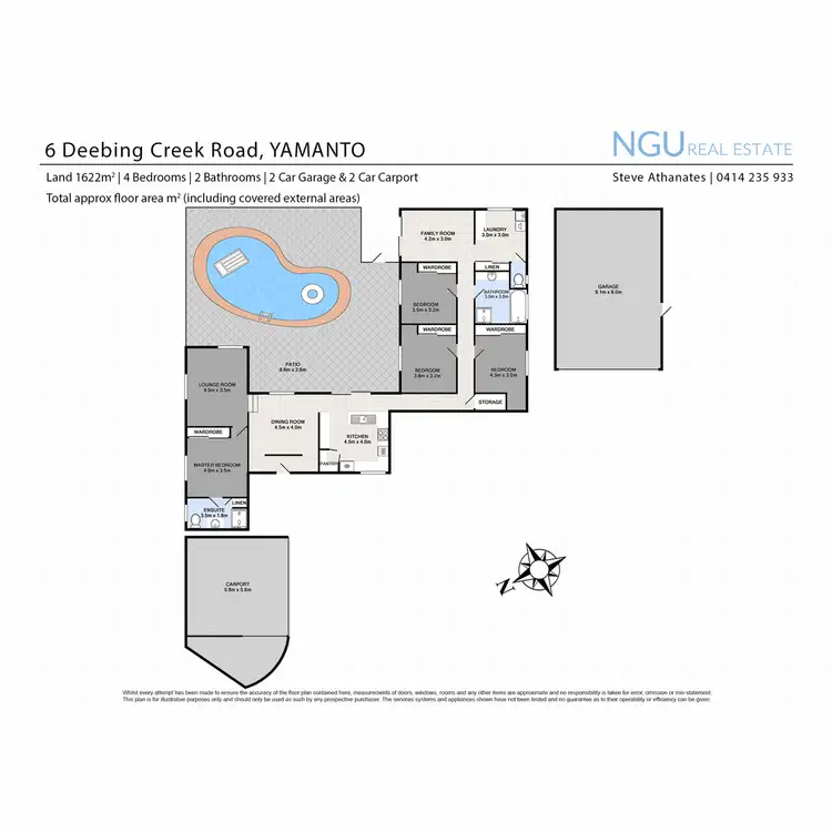 Floorplan of Homely house listing, 6 Deebing Creek Road, Yamanto QLD 4305