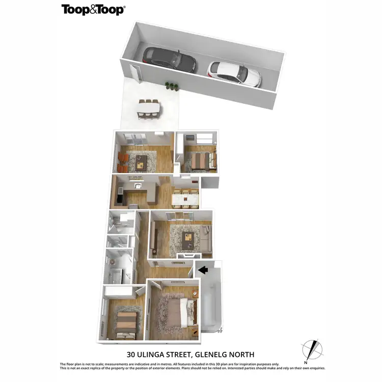 Floorplan of Homely house listing, 30 Ulinga Street, Glenelg North SA 5045