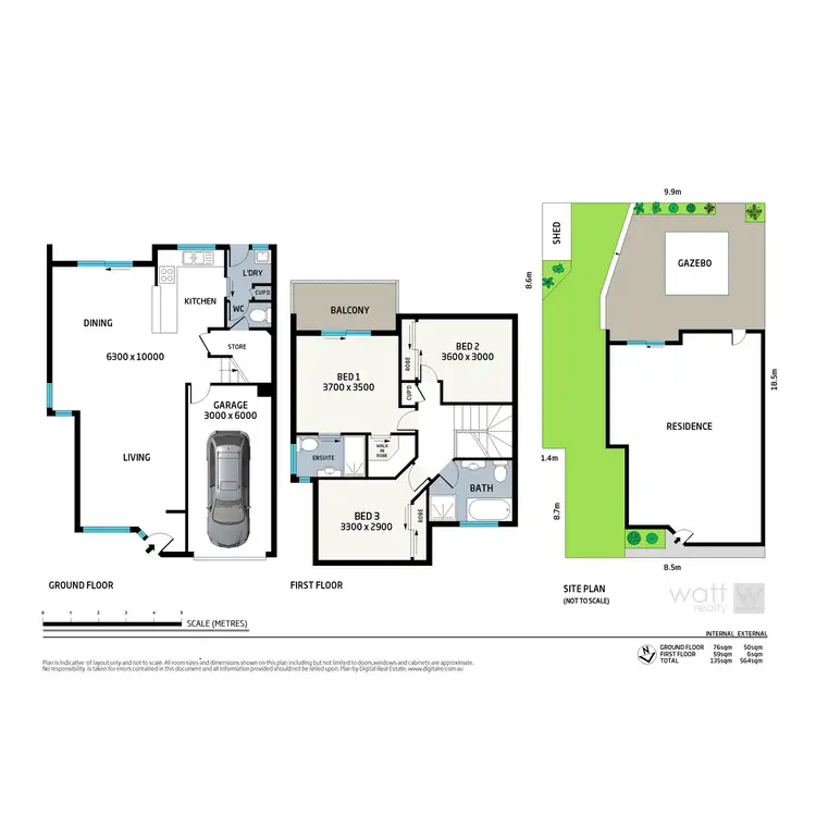 Floorplan of Homely townhouse listing, 14/11 Glin Avenue, Newmarket QLD 4051
