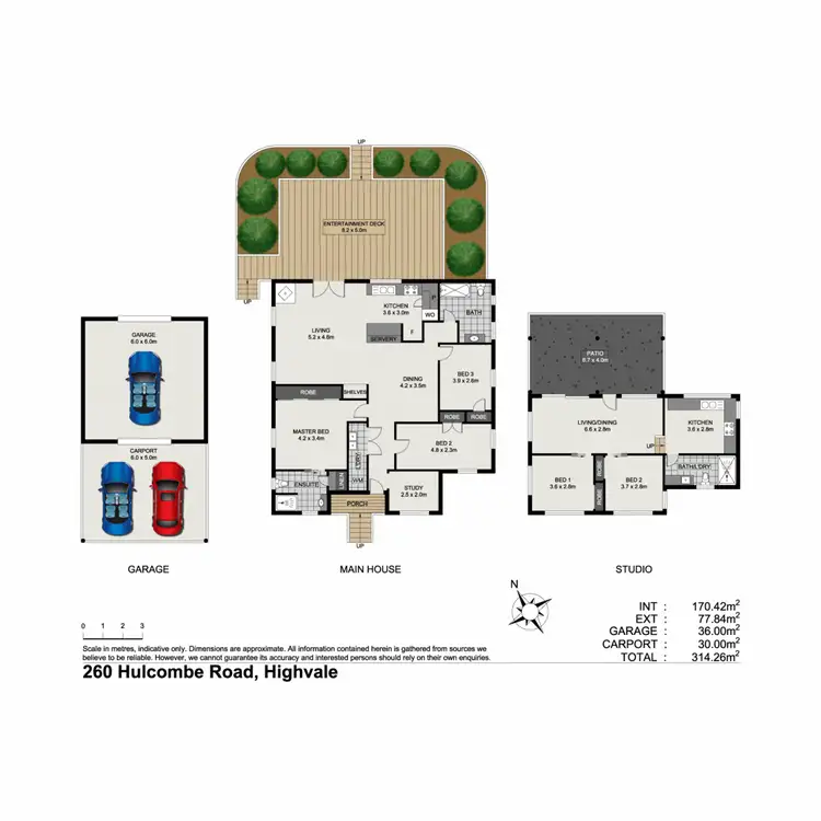 Floorplan of Homely house listing, 260 Hulcombe Road, Highvale QLD 4520