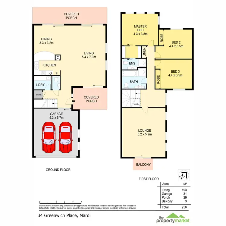 Floorplan of Homely house listing, 34 Greenwich Place, Mardi NSW 2259