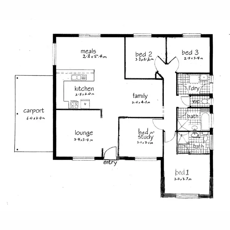Floorplan of Homely house listing, 2/9 Gangell Court, Williamstown SA 5351
