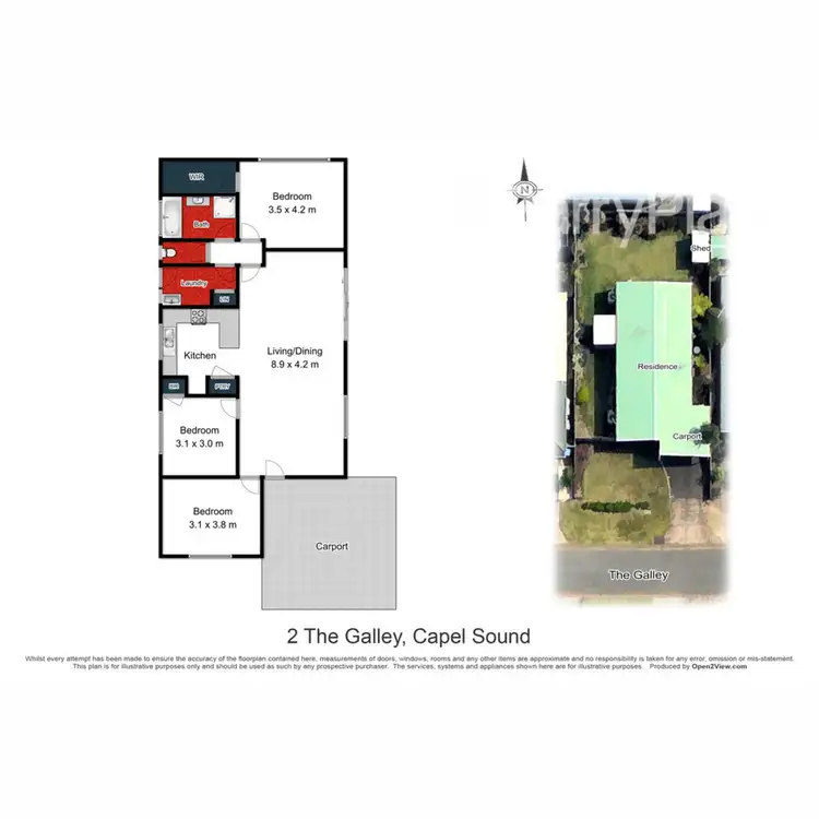 Floorplan of Homely house listing, 2 The Galley, Capel Sound VIC 3940