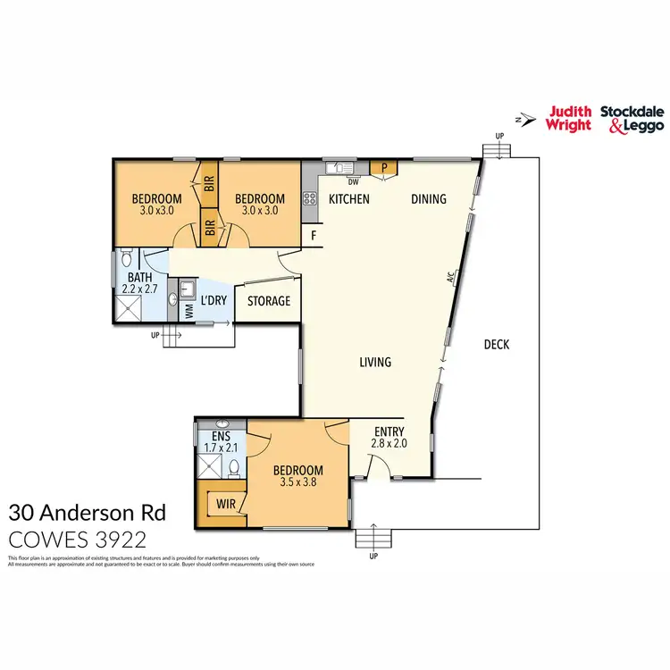 Floorplan of Homely house listing, 30 Anderson Road, Cowes VIC 3922