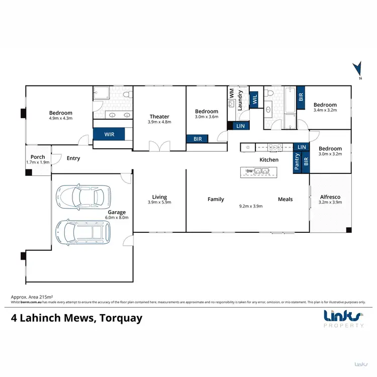 Floorplan of Homely house listing, 4 Lahinch Mews, Torquay VIC 3228