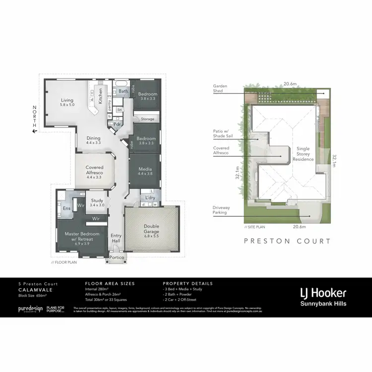Floorplan of Homely house listing, 5 Preston Court, Calamvale QLD 4116