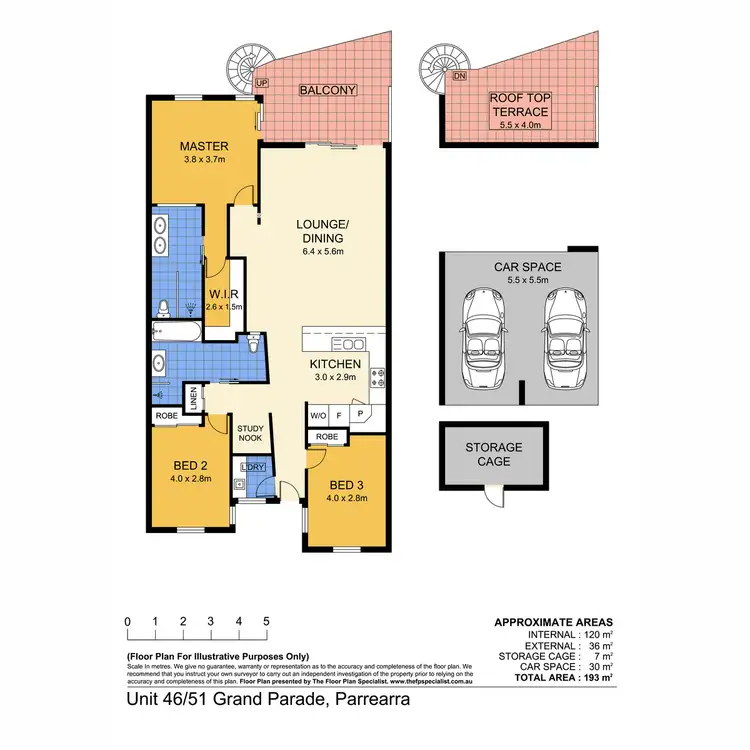 Floorplan of Homely apartment listing, 46/51 Grand Parade, Kawana Island QLD 4575