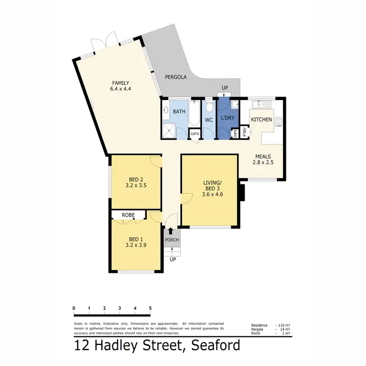 Floorplan of Homely house listing, 12 Hadley Street, Seaford VIC 3198